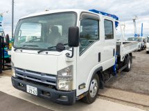 平成21年式日産アトラスダブルキャブ タダノZF264HEクレーン付車