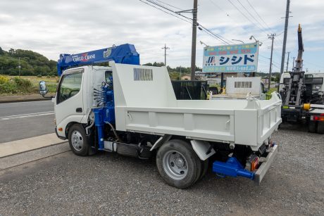 平成23年式日野デュトロ タダノZF234HEクレーン付ダンプ