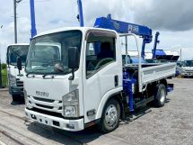 平成29年式いすゞエルフセミロング タダノZR294HEリアジャッキ付