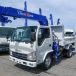 平成24年式いすゞエルフセミロングZR264HRクレーン付ダンプ 走行1.5万km