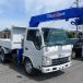 平成24年式いすゞエルフセミロングZR264HRクレーン付ダンプ 走行1.5万km